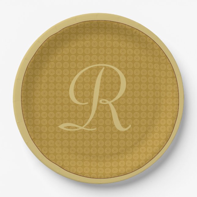personalized paper plate (Front)