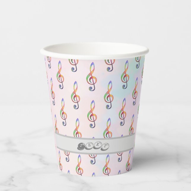 personalized papercup paper cups (Front)