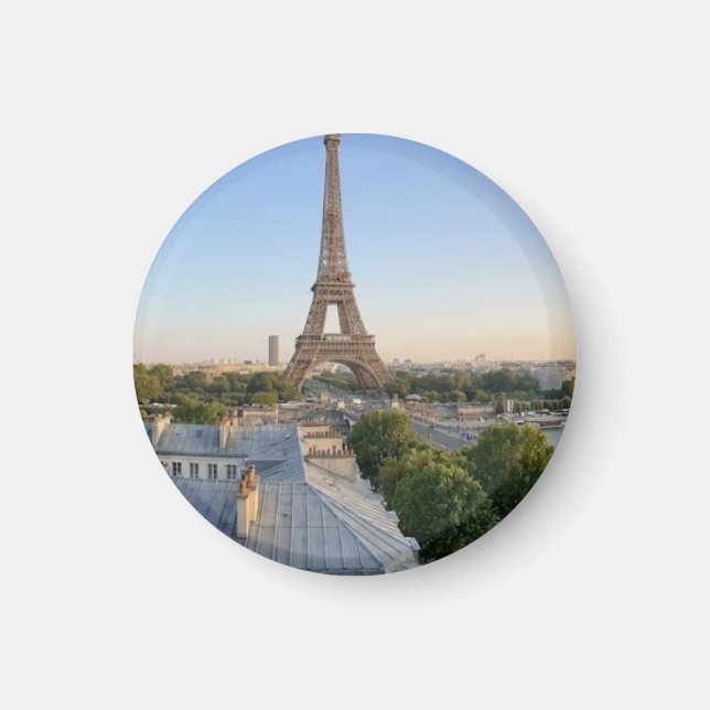 Personalized Paris City Skyline Souvenir  Magnet (Front)