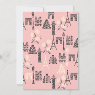 Personalized Paris Notecards