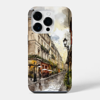 Personalized Paris Watercolor Phone Case