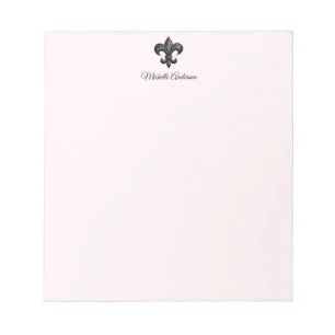 Personalized Parisian French Fleur de Lis Paris    Notepad