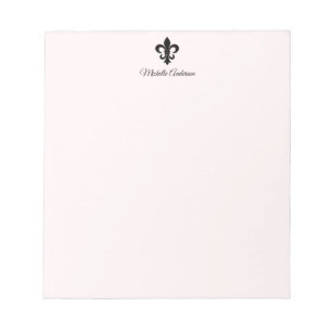 Personalized Parisian French Fleur de Lis Paris    Notepad