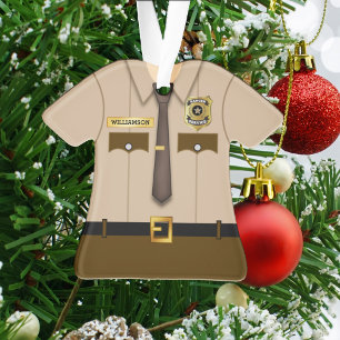 Personalized Park Ranger Uniform Ornament
