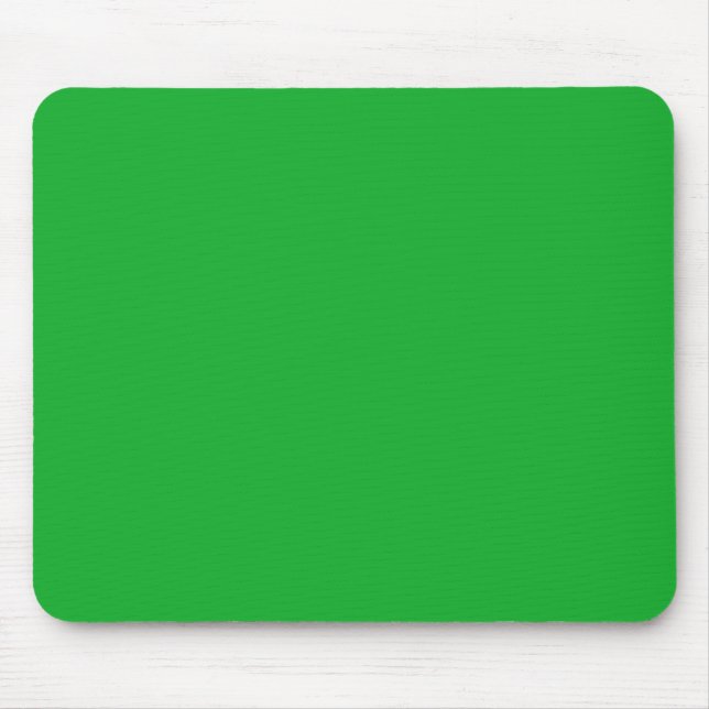 Personalized Parrot Green Single Coloured Mouse Pad (Front)