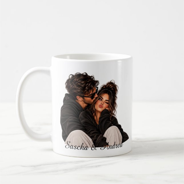 Personalized Partner Mug with Custom Name  (Left)