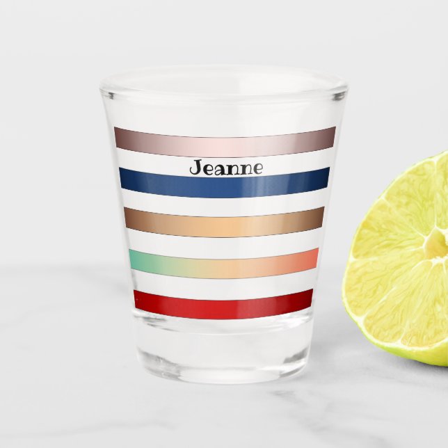 personalized, party, bachelorette party, girlfrien shot glass (Front)