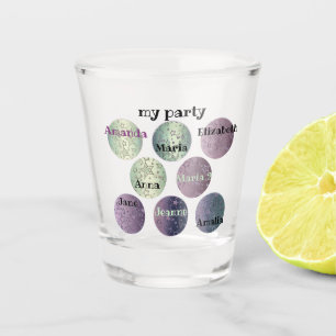 personalized, party, bachelorette party, girlfrien shot glass