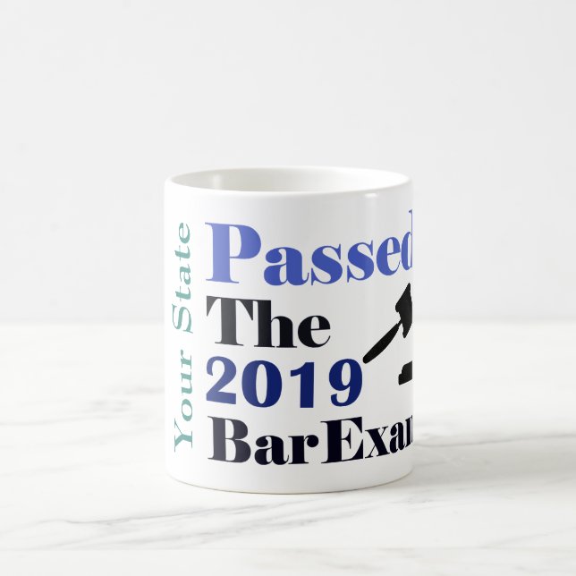 Personalized Passing the Bar Coffee Mug (Center)
