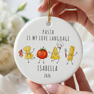 Personalized Pasta Lover Ornament