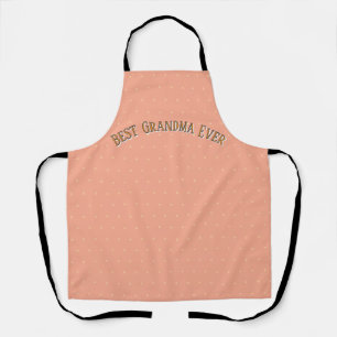 Personalized Pastel Baking Apron - Custom Name