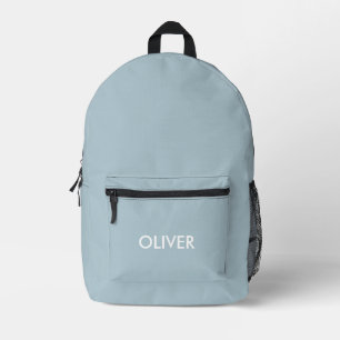 Personalized Pastel Blue Kids Backpack