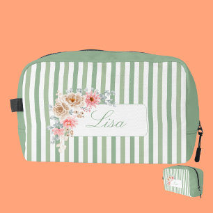 Personalized Pastel Green Cosmetic Bag