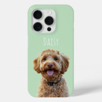 Personalized Pastel Green Dog Photo 