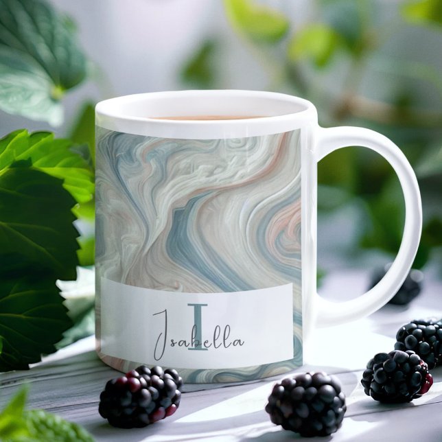 Personalized Pastel Marble Classic Mug (Creator Uploaded)
