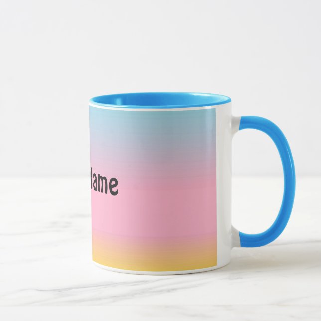 Personalized Pastel Mug (Right)