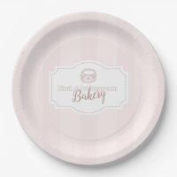 Personalized Pastel Pink Cake Bakery