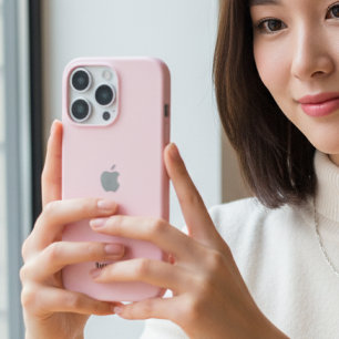 Personalized Pastel Pink iPhone Case with Custom