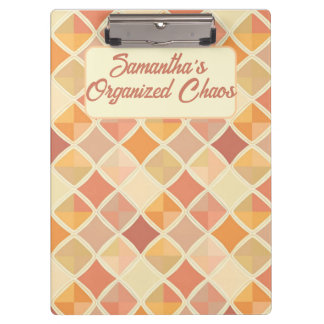 Personalized Pastel Planner – My Organized Chaos Clipboard