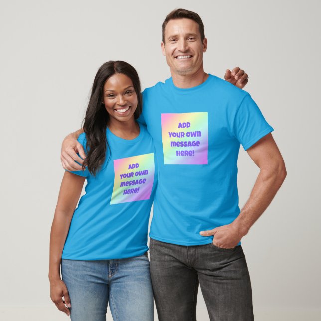 Personalized Pastel Rainbow T-Shirt (Unisex)