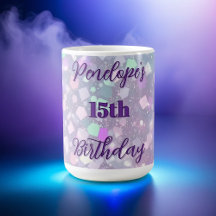 Personalized Pastel Shimmer Birthday Celebration