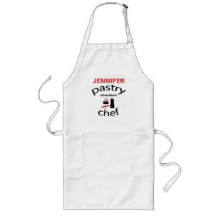 Personalized Pastry Chef Extraordinaire Long Apron