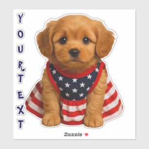 Personalized Patriot Puppy 