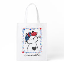 Personalized Patriotic Cat