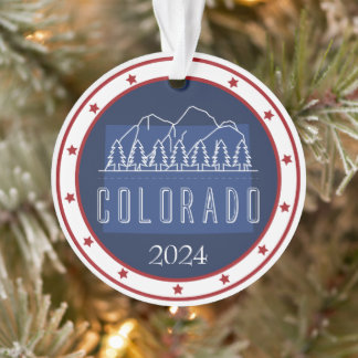 Personalized Patriotic Christmas Ornament – USA 