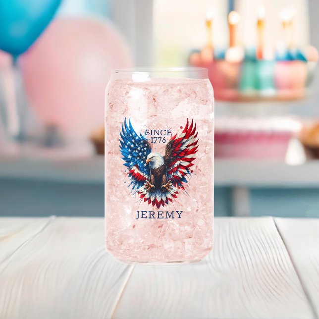 Personalized Patriotic Colors America Bold Eagle (Insitu (Baby Shower))