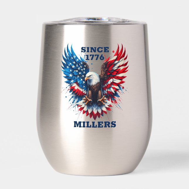 Personalized Patriotic Colours America Bold Eagle (Front)