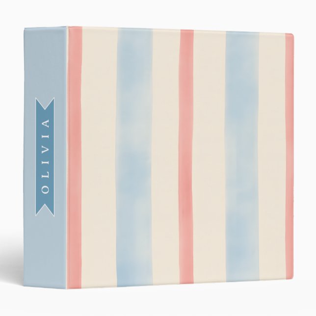 Personalized Patriotic Memorial Day 4th of July Binder (Front/Spine)