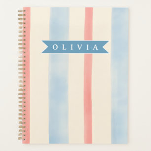 Personalized Patriotic Memorial Day 4th of July Planner