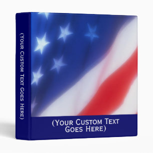 Personalized Patriotic Photo Album Scrapbook Binder