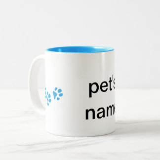 personalized paw print  mug 2020