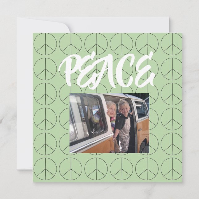Personalized Peace Card (Front)