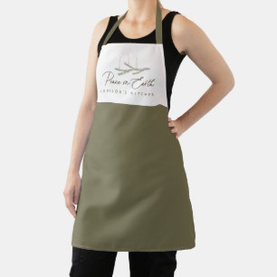 Personalized Peace on Earth Christmas Apron
