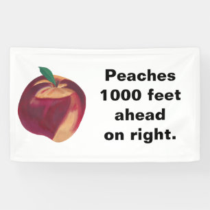 Personalized Peach Banners with your text