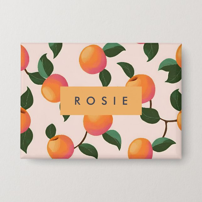 Personalized Peach Pattern Cute Peaches (Front)