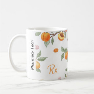 Personalized Peaches, Apricots & RX Pharmacy Mug