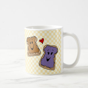 Personalized Peanut Butter and Jelly Coffee Mug