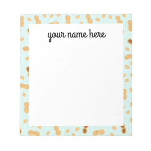 Personalized Peanut Notepad