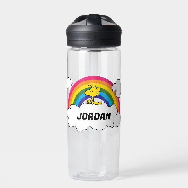 Personalized Peanuts Woodstock | Add Your Name Water Bottle (Front)