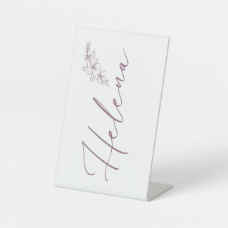 Personalized Pedestal Sign