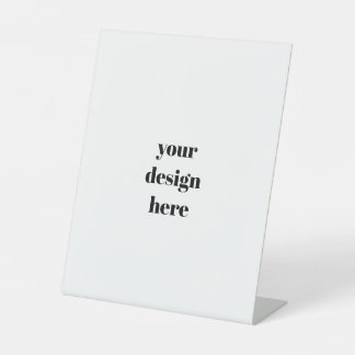 Personalized  pedestal sign