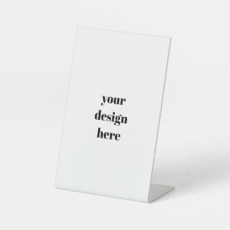 Personalized  pedestal sign