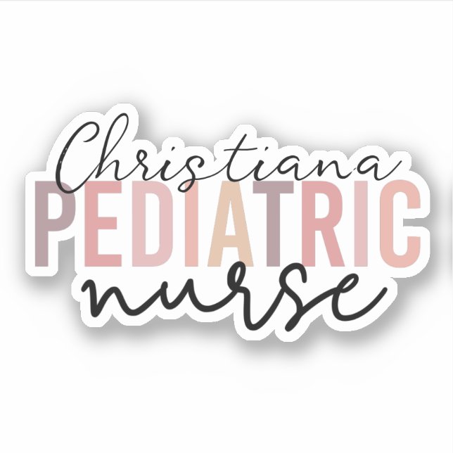 Personalized Pediatric Nurse PEDS Nurse (Front)