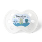 Personalized "Peek a Boo Monsters" Pacifier Cute