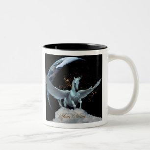 Personalized Pegasus and Planets Coffee Mug