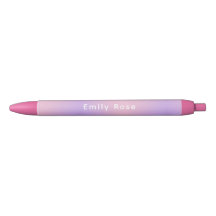 Personalized Pen with Name | Pink Purple Gradient